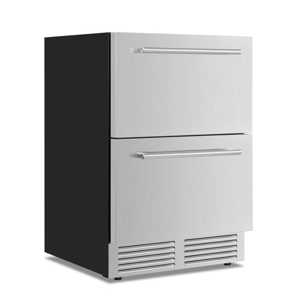 KLIMAITALIA ψυγείο undercounter με 2 συρτάρια inox 145 L DW 82