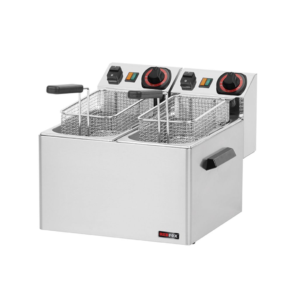 REDFOX φριτέζα ηλεκτρική διπλή 5+5 L FE 44 S