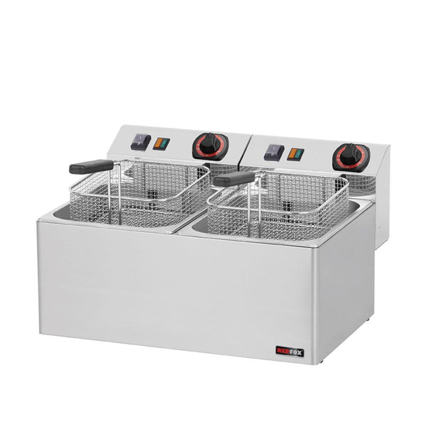 REDFOX φριτέζα ηλεκτρική διπλή 8+8 L 230 V FE 77 S