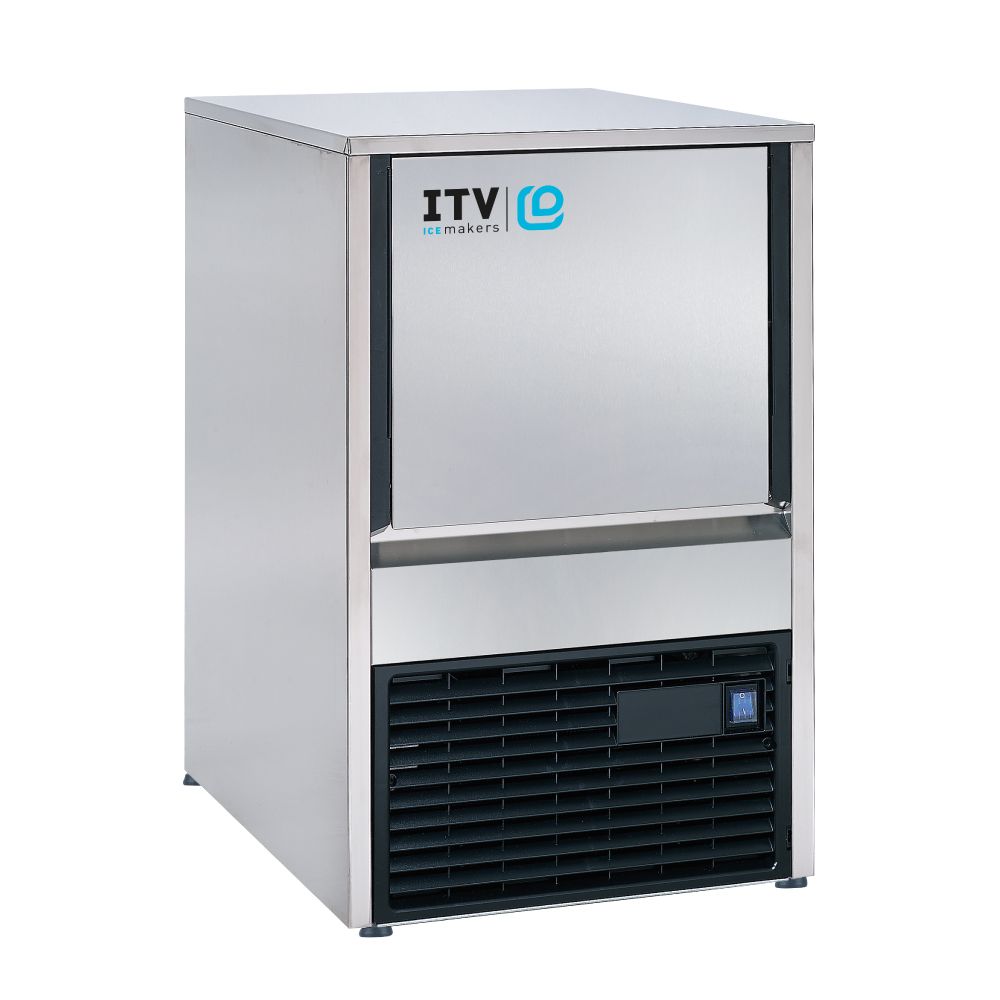 ITV παγομηχανή ανάδευσης 25 kg παγάκι με τρύπα QUASAR NGQ 20A