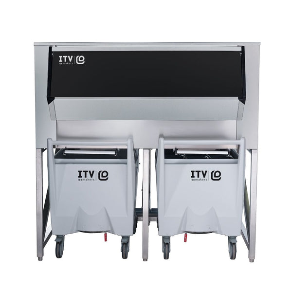 ITV αποθήκη πάγου 413 kg με 2 καρότσια SCD400