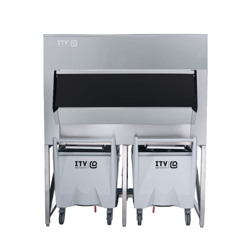 ITV αποθήκη πάγου 617 kg με 2 καρότσια SCD600