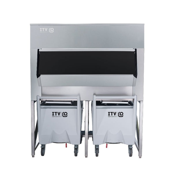 ITV αποθήκη πάγου 617 kg με 2 καρότσια SCD600