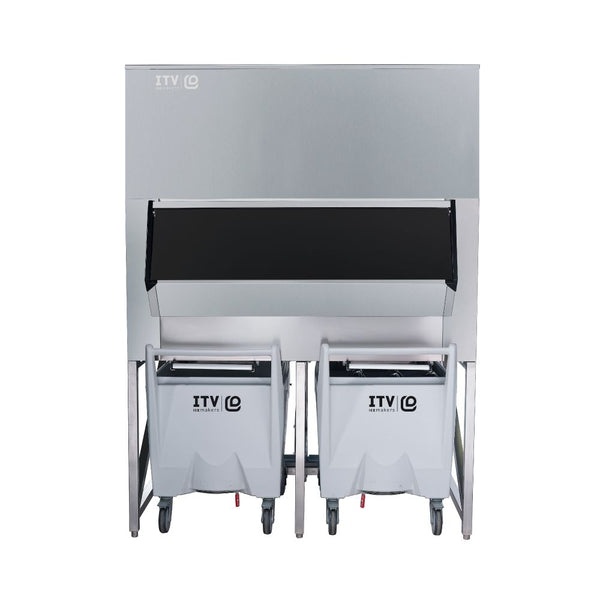 ITV αποθήκη πάγου 812 kg με 2 καρότσια SCD800