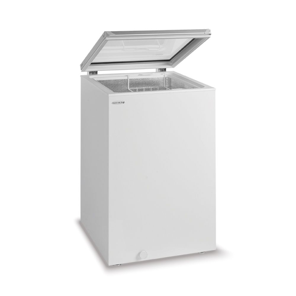 TEFCOLD καταψύκτης μπαούλο με γυάλινο καπάκι 115 L ST160