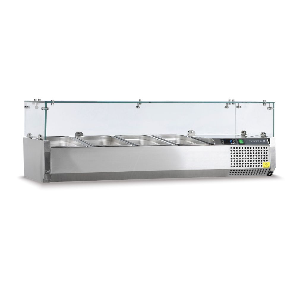 TEFCOLD βιτρίνα σαλατών set up 120 cm για 4 GN 1/3 VK38-120